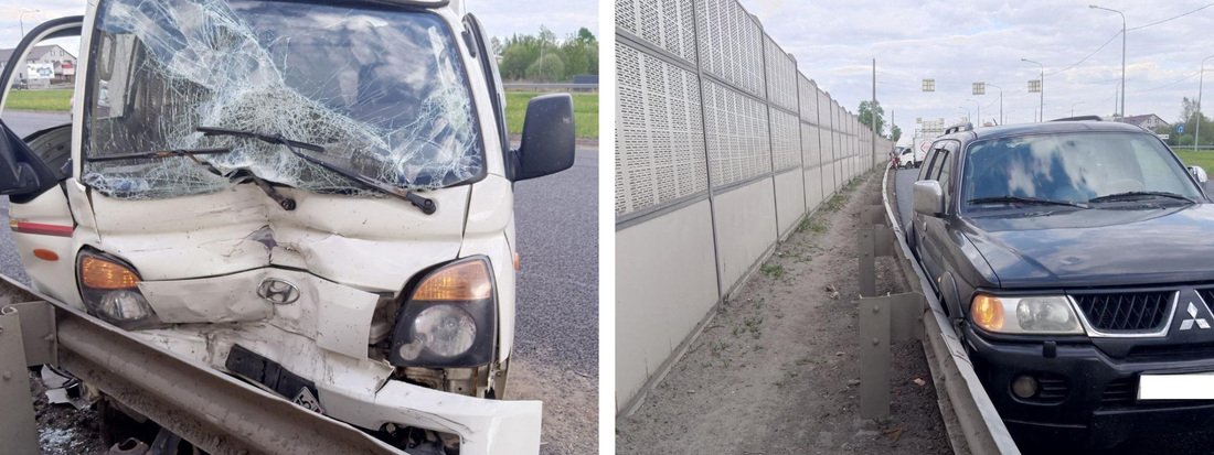 Фургон и внедорожник столкнулись в Вологодском районе: есть пострадавшие