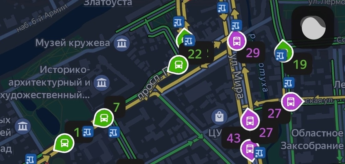 Вологодские частные перевозчики теперь отражаются в Яндекс-картах