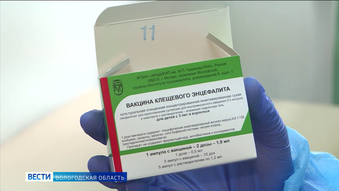 Вологодская область вошла в число лидеров по объёмам вакцинации от клещевого энцефалита