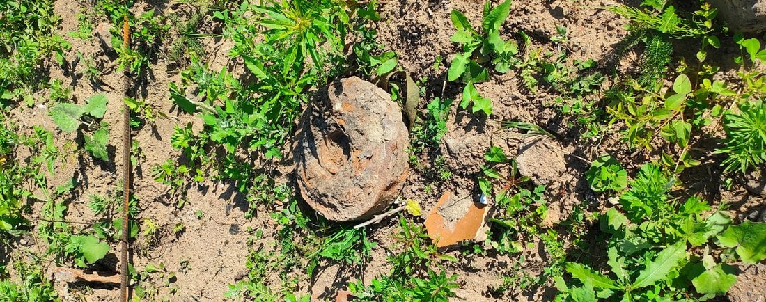 Противотанковая мина найдена во время земляных работ в Вологде