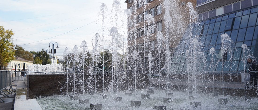 Работу городского фонтана Вологды продлили ещё на одну неделю