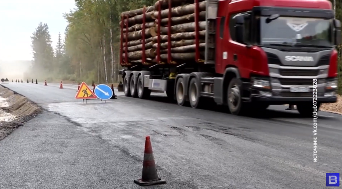 В Вологодском районе заканчивается ремонт подъездной дороги к Сосновке