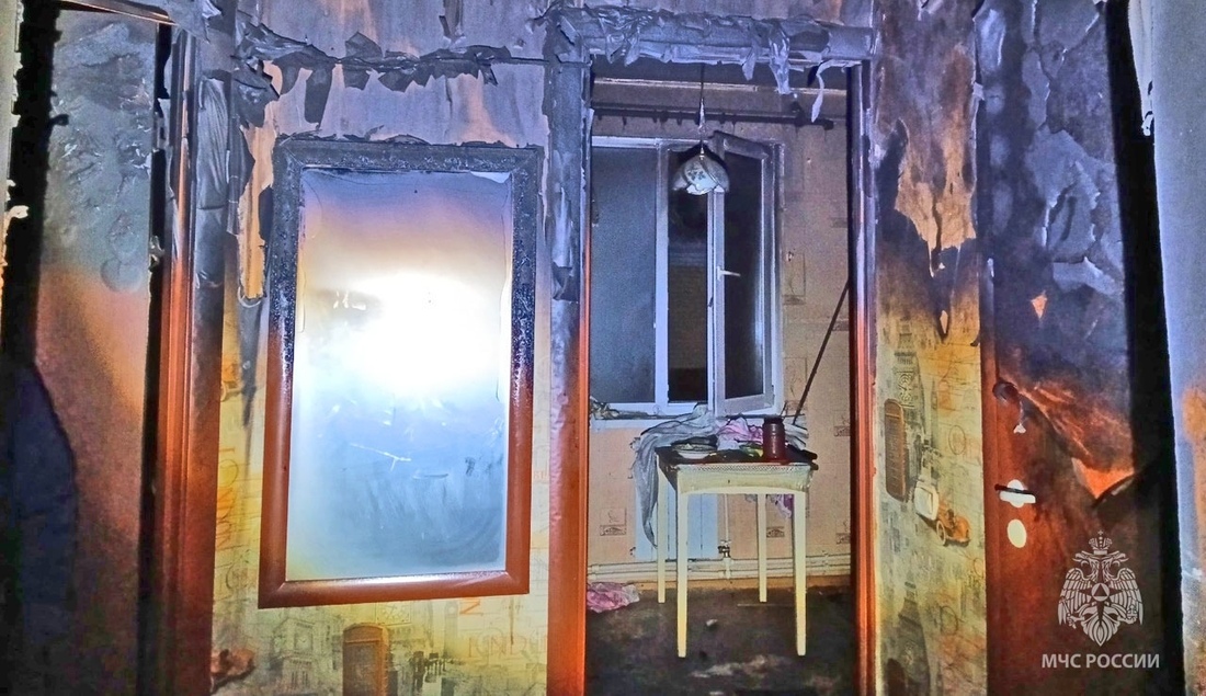 Устюжанин отравился угарным газом на пожаре в собственной квартире