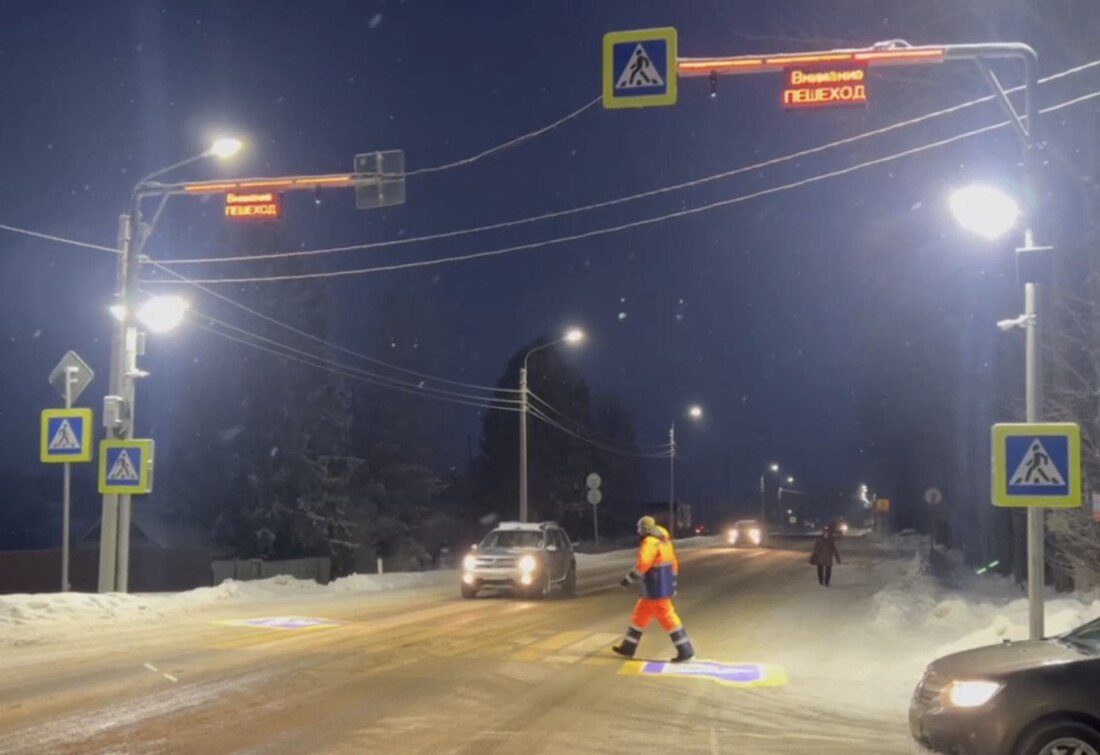 Пять «умных пешеходных переходов» установят до конца года в Вологодской области
