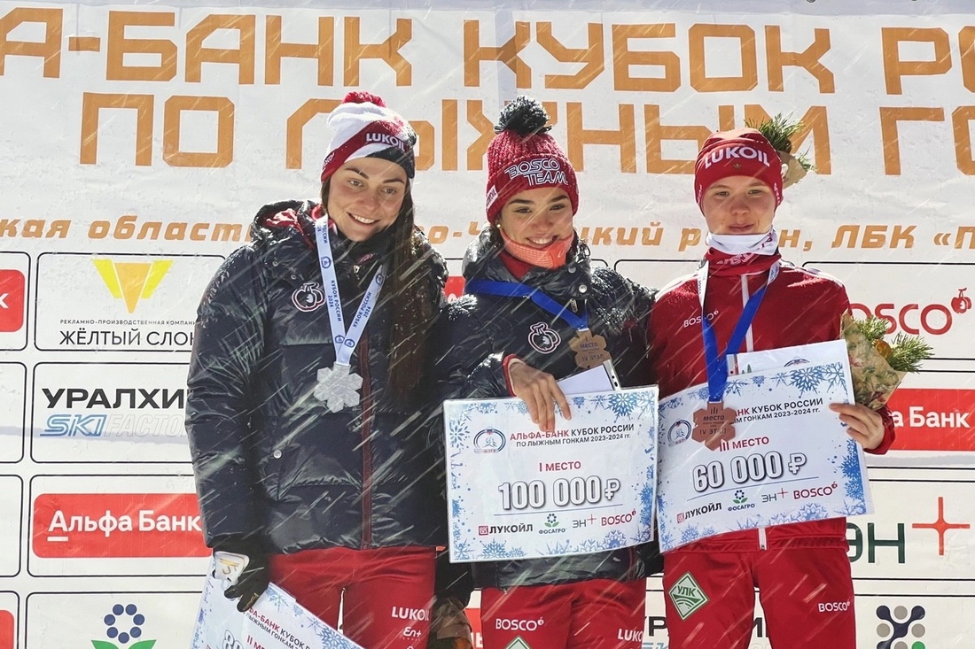 Вологодская лыжница Алина Пеклецова завоевала «бронзу» на очередном этапе Кубка России