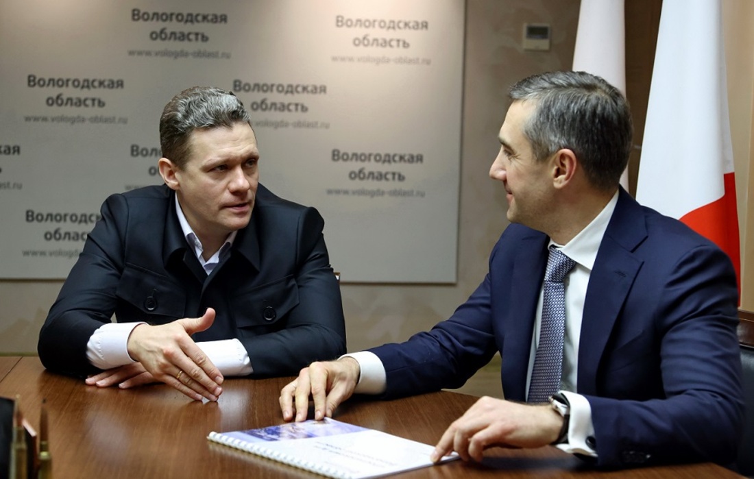 Первая встреча врио главы региона и вице-президента «Ростелекома» прошла в Вологде