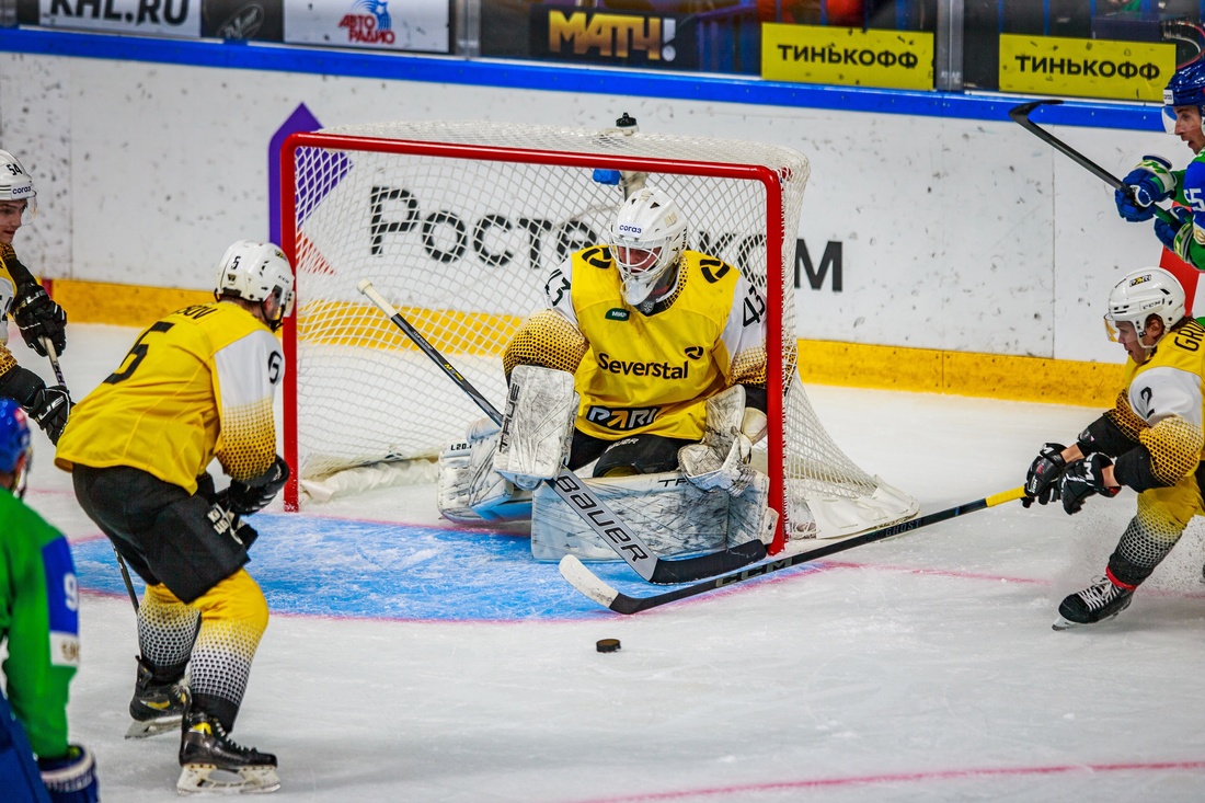 Хоккейная «Северсталь» уступила «Салавату Юлаеву» на выезде