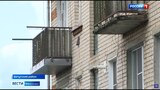 Состояние балконов в одном из домов в Старой Вичуге беспокоит жителей