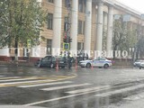 В Иванове две машины вылетели на тротуар после аварии