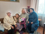 Сотрудники ИК-2 в Ивановской области поздравили коллегу-ветерана со 102-летием
